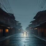 Cinematic collage evoking Korean, Chinese, and Japanese drama aesthetics side by side
