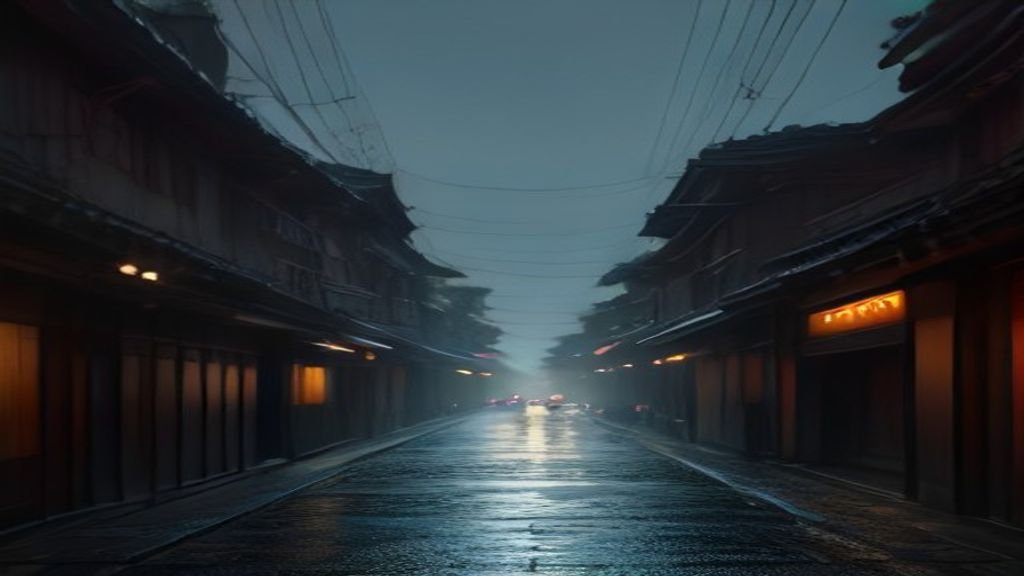 Cinematic collage evoking Korean, Chinese, and Japanese drama aesthetics side by side