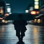 K-Drama Tropes Explained: A 2026 Guide to the Genre's Most Iconic Clichés Rainy Seoul street at dusk with a single umbrella under warm streetlights, a classic Korean drama scene