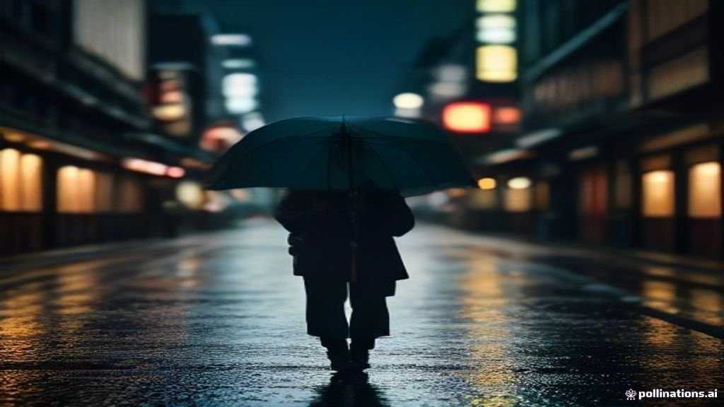 K-Drama Tropes Explained: A 2026 Guide to the Genre's Most Iconic Clichés Rainy Seoul street at dusk with a single umbrella under warm streetlights, a classic Korean drama scene