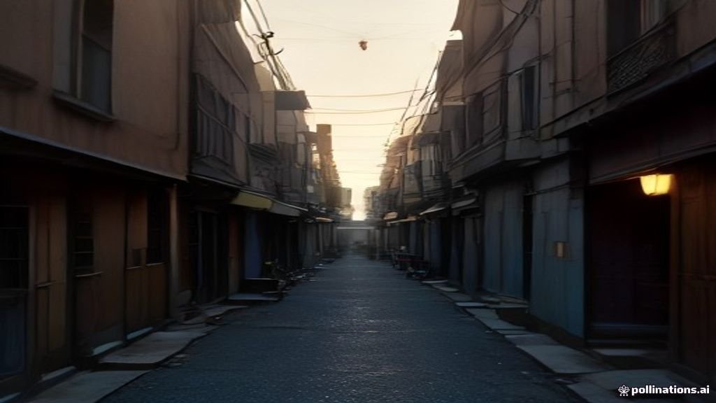 Nostalgic 1980s Seoul neighborhood alley at dusk with warm glowing windows, evoking the K-drama Reply 1988