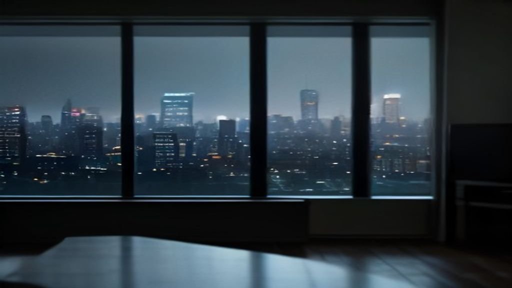 Where to Watch Korean Dramas in 2026: Netflix, Viki, Kocowa and Every Other Option Cozy living room at night with a glowing television and a rainy city skyline through the window, evoking a Korean drama streaming session